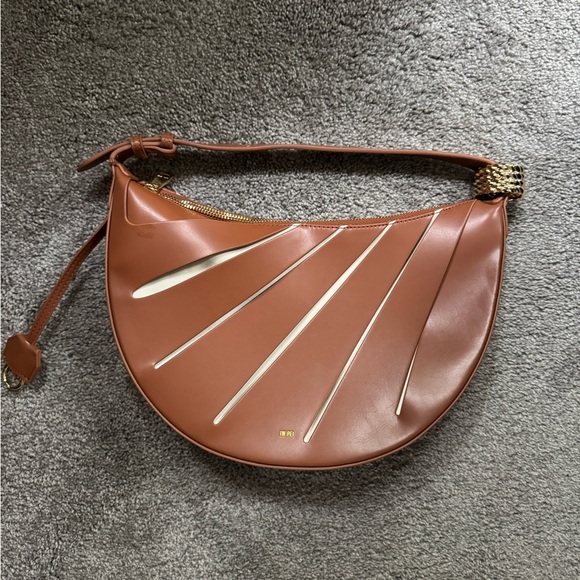 JW PEI Brown Shoulder Bag with Gold Detail - Picture 3 of 3
